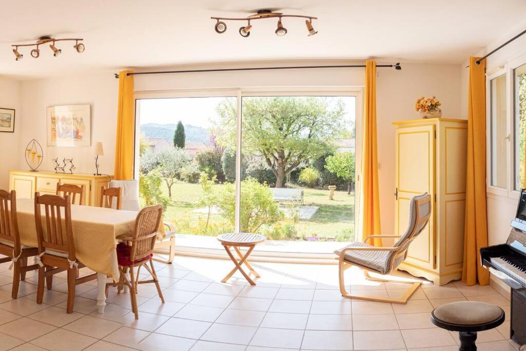 Villa Calme Avec Piscine A Greoux Exteriör bild