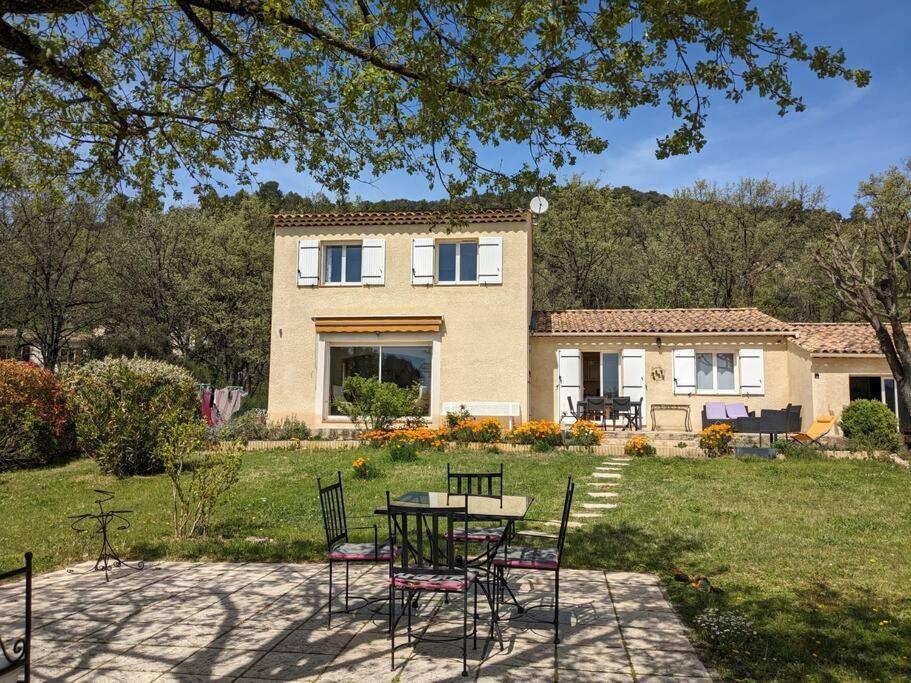 Villa Calme Avec Piscine A Greoux Exteriör bild